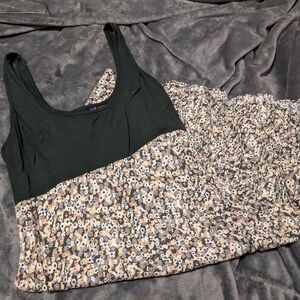 Olive midi Seraphine underdress